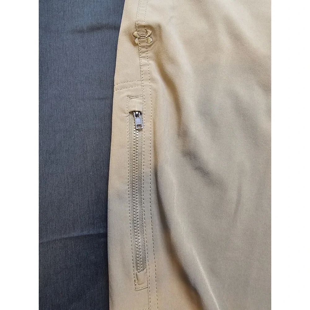 Under Armour‎ Flex Tactical Pants Mens 28x32 Tan Zip Pocket Cargo Utility